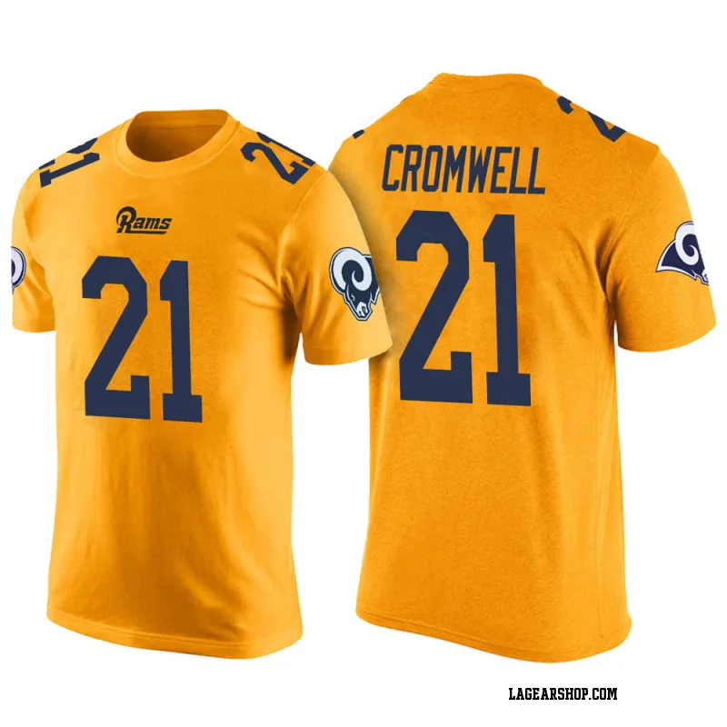 Yellow Men's Nolan Cromwell Los Angeles Rams Color Rush Legend T-Shirt