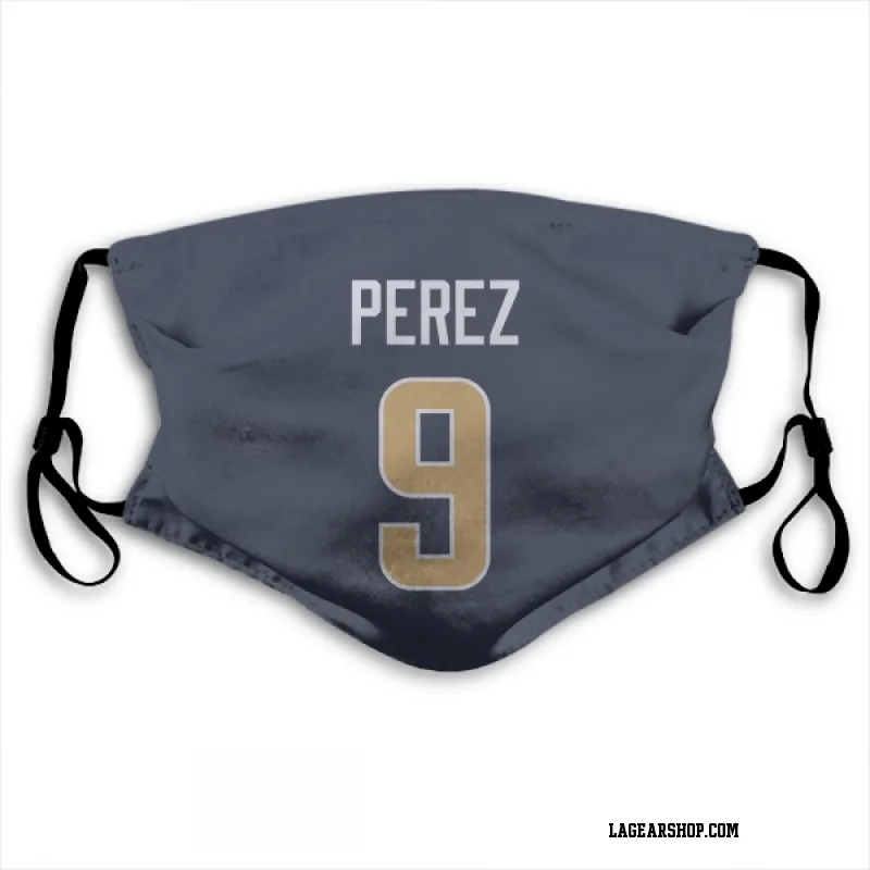 Navy Los Angeles Rams  Luis Perez  Face Mask (With 2 Free PM2.5 Filters)