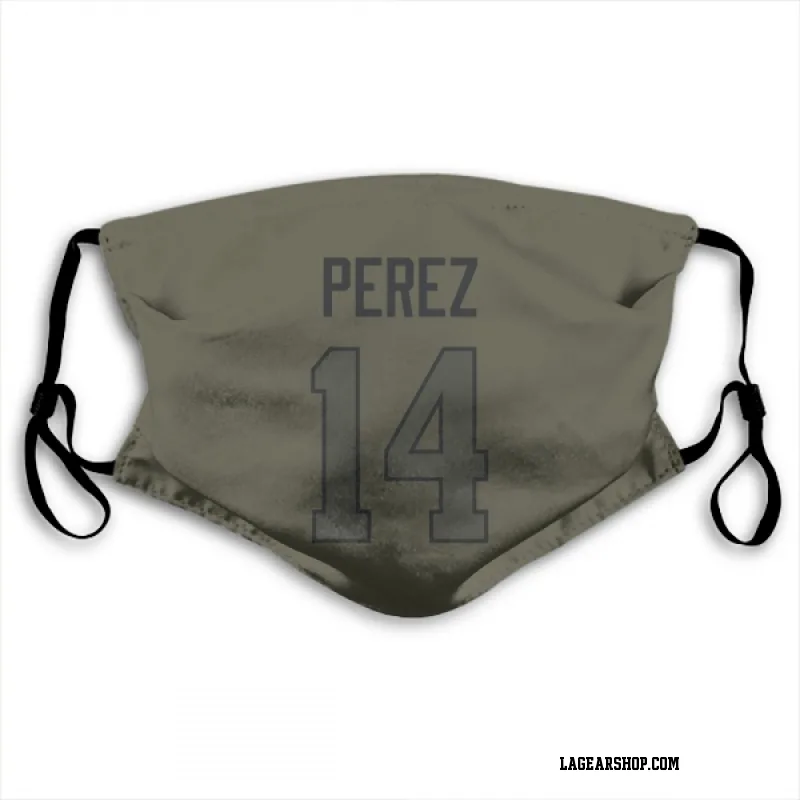 Olive Los Angeles Rams  Luis Perez  Face Mask (With 2 Free PM2.5 Filters)
