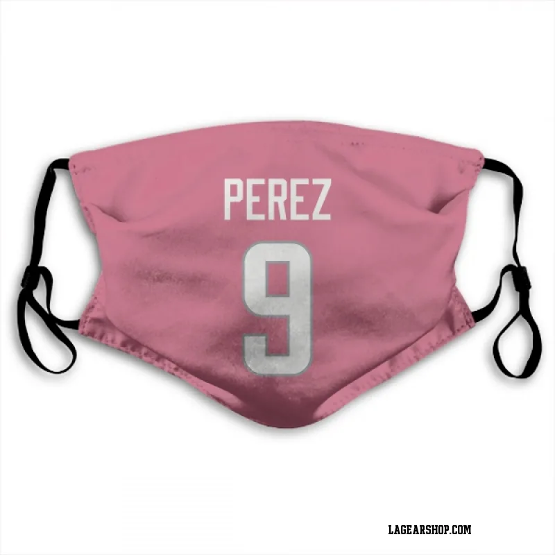 Pink Los Angeles Rams  Luis Perez  Face Mask (With 2 Free PM2.5 Filters)