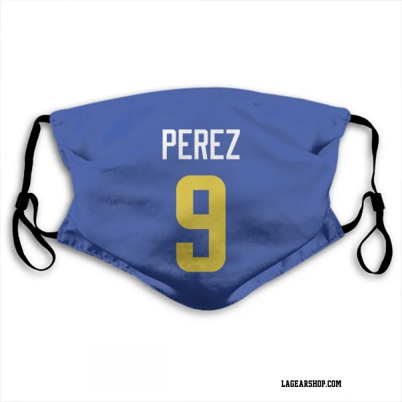 Royal Los Angeles Rams  Luis Perez  Face Mask (With 2 Free PM2.5 Filters)